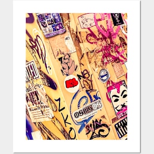 Urban Graffiti Street Art NYC Sticker Tag Posters and Art